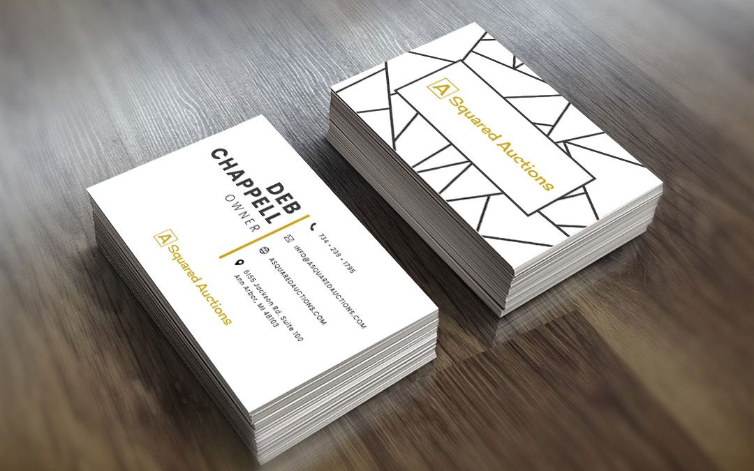 A Squared Auctions Business Cards